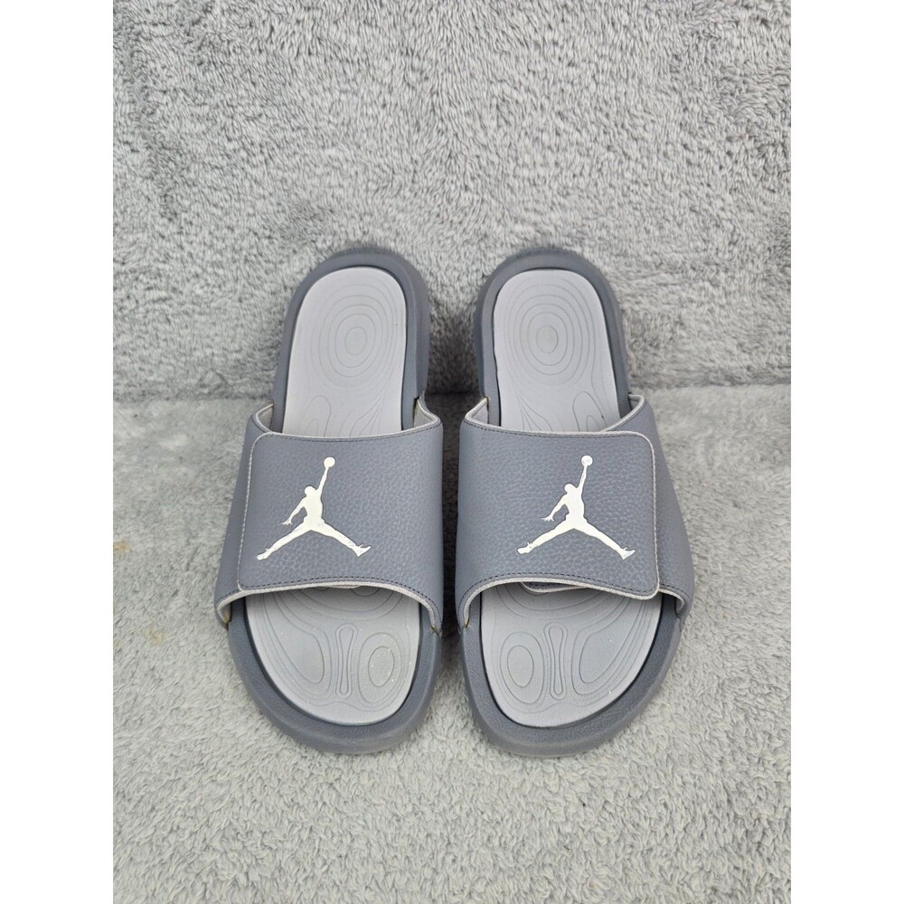 Nike Men's Jordan Hydro 6 Cool Grey Size 12 881473-004 Slides Sandals Beach Pool